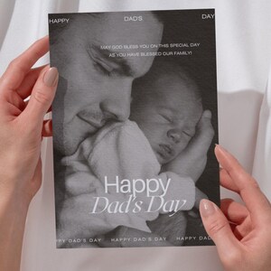 Individuelle Vatertagskarte Fotokarte für Papa Vatertagsgeschenk