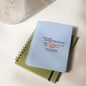 Citation de Sainte Thérèse Carnet cartonné mat cadeau pour femmes catholiques