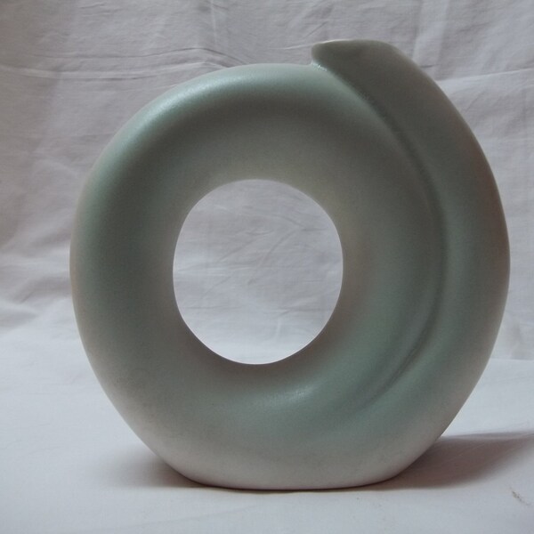 Vintage Light Blue Toyo Vase Made in Japan