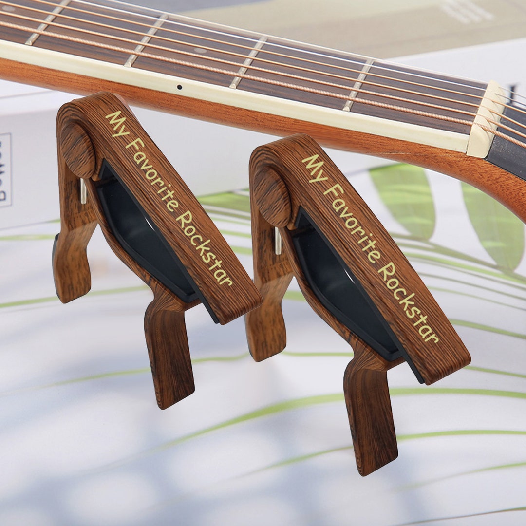 Personalized Guitar Capo Engraved Guitar Capo for Him Unique Etsy