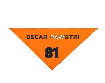 Oscar Pawstri (Oscar Piastri) Mclaren-inspired Funny F1 Dog Gift for Race Day