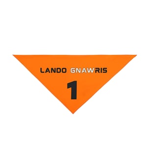 Lando Gnawris (Lando Norris) McLaren-inspired Funny F1 Dog Gift for Race Day