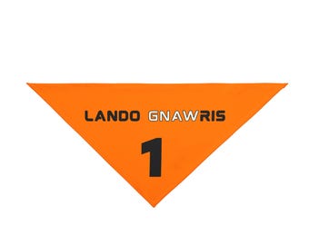 Lando Gnawris (Lando Norris) McLaren-inspired Funny F1 Dog Gift for Race Day