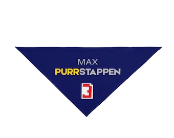 Max Purrstappen (Max Verstappen) Red Bull-inspired Funny F1 Cat Gift for Race Day