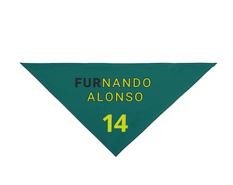 Furnando Alonso (Fernando Alonso) Aston Martin-inspired Funny F1 Dog Gift for Race Day