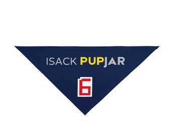 Isack Pupjar (Isack Hadjar) Red Bull-inspired Funny F1 Dog Gift for Race Day