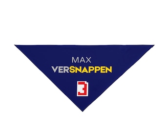 Max Versnappen (Max Verstappen) Funny F1 Pet Bandana Dog Gift for Race Day