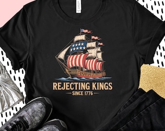 Rejecting Kings png, Since 1776 png, Freedom USA png, 4th of July png, No Kings in America , freedom