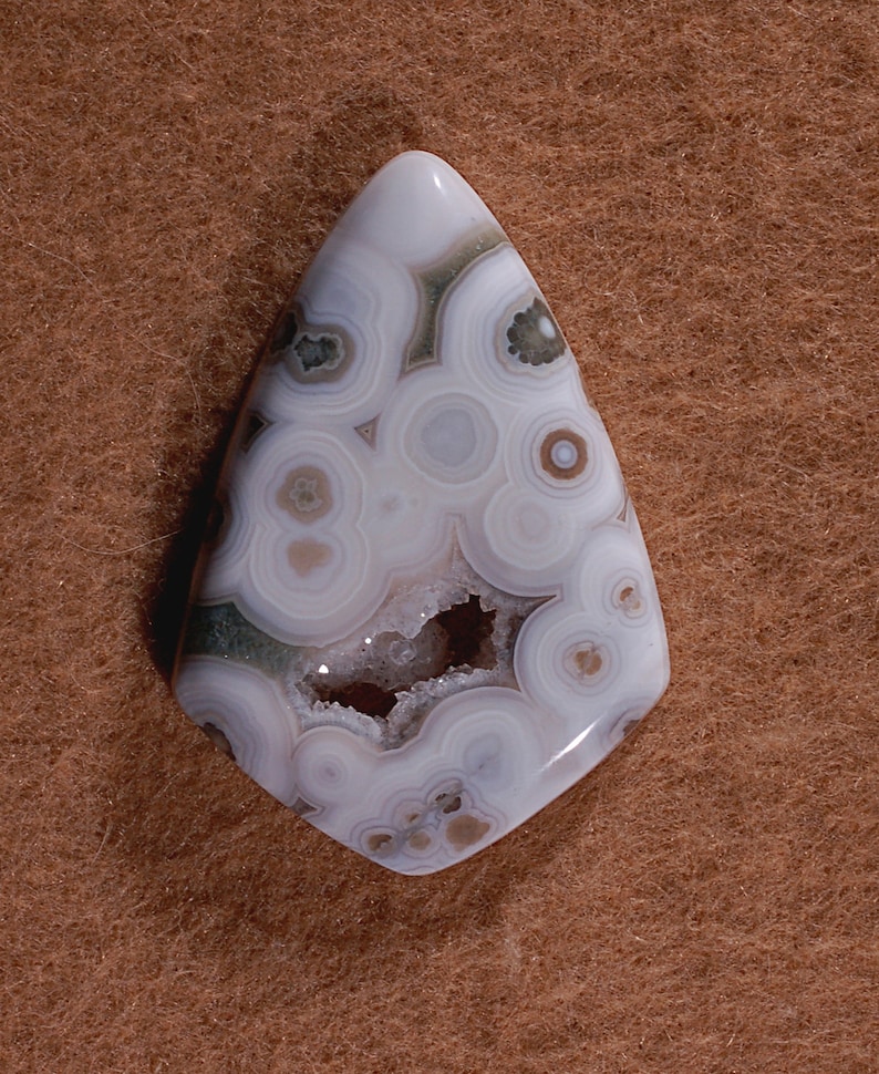 Handmade by MagicStones Ocean Jasper Cabochon See Video