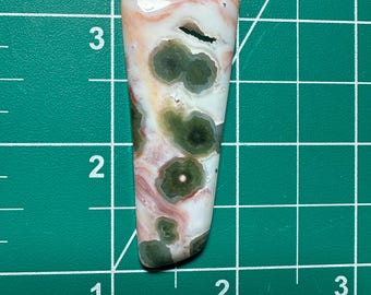 First Vein Ocean Jasper Cabochon Orbicular Madagascar Jasper Pendant Stone