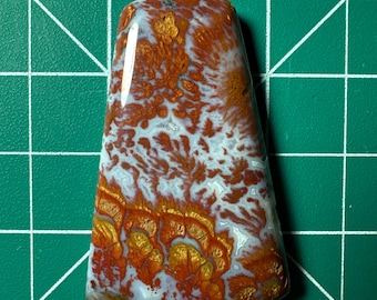 Wingate Pass Plume Agate Cabochon – Death Valley Agate – Collector Cabochon 50mm 88ct