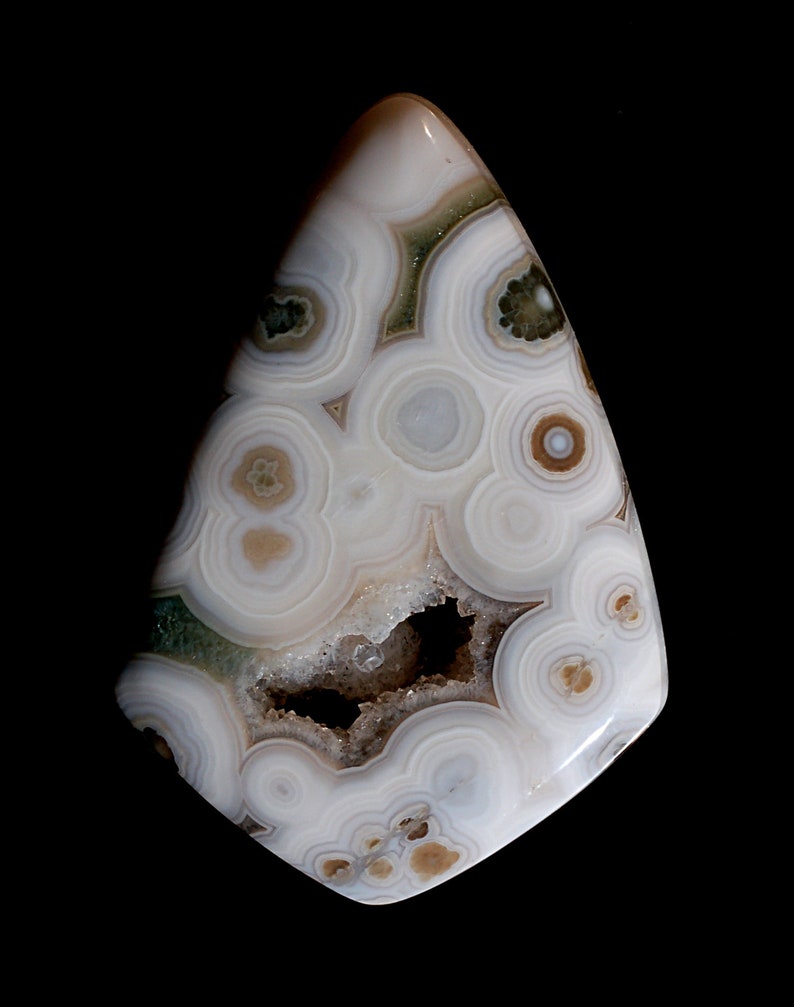 Handmade by MagicStones Ocean Jasper Cabochon See Video