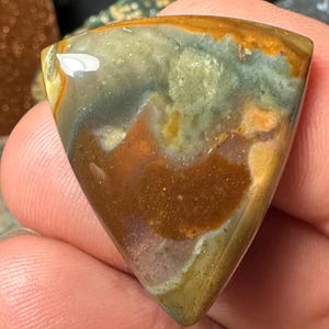 Blue Mountain Jasper Cabochon - Handmade by MagicStones