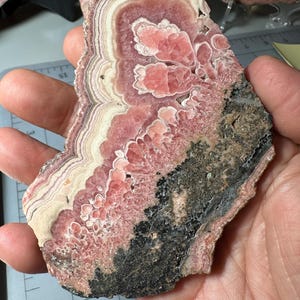 Rhodochrosite Slab + Polished + 224g + Argentina