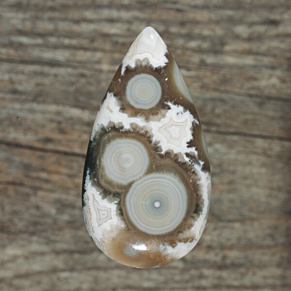 Ocean Jasper Cabochon, Designer Cabochons Handmade by MagicStones.