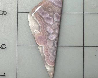 Royal Aztec Lavender Lace Agate Cabochon Durango Mexico Collector Cab
