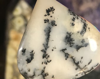 Amethyst Sage Dendritic Agate Cabochon Nevada Dendrite Designer Collector Cabochon