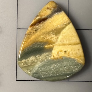 Blue Mountain Jasper Cabochon - Handmade by MagicStones