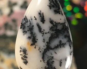 Amethyst Sage Dendritic Agate Cabochon Nevada Dendrite Designer Cabochon Handmade