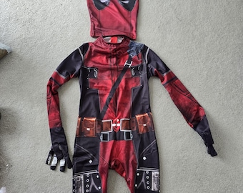 Disfraz de Deadpool / Niños / Superhéroe / Deadpool / Mono para edades de 3 a 6 años / Cómodo / Diferentes tallas disponibles