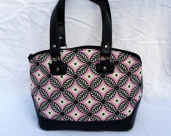 Black and Pink Purse - Lola Handbag