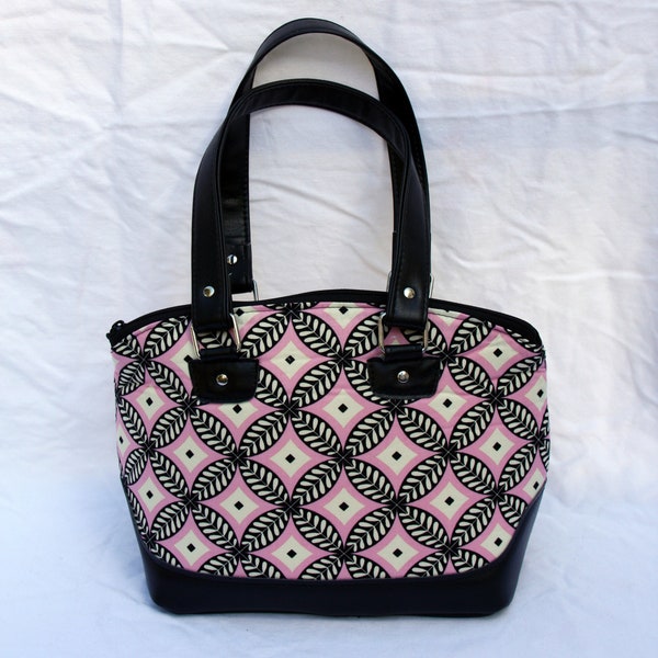 Black and Pink Purse - Lola Handbag