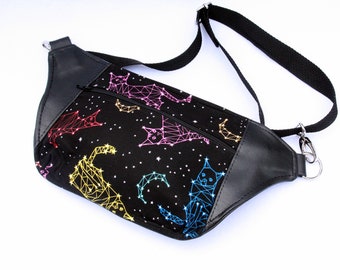 Fanny Pack - Cat Constellation Waist Bag