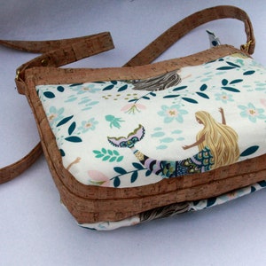 Cork Purse with Mermaid Print