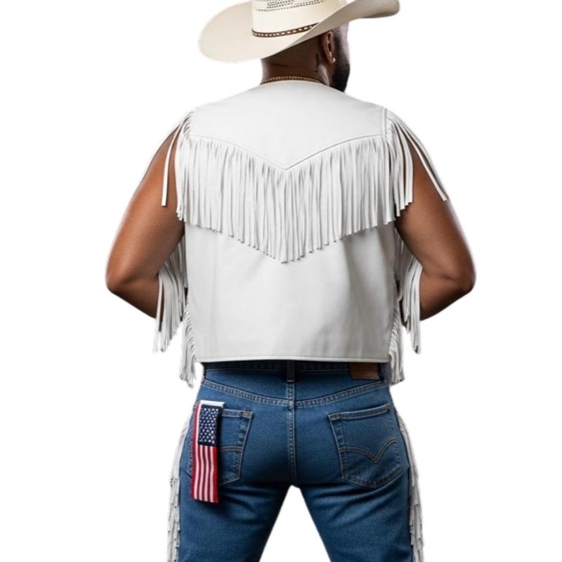 ON THE FRINGE VEST main image 1