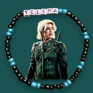 Yelena Belova/White Widow Thunderbolts* inspired Seed Bead Bracelet