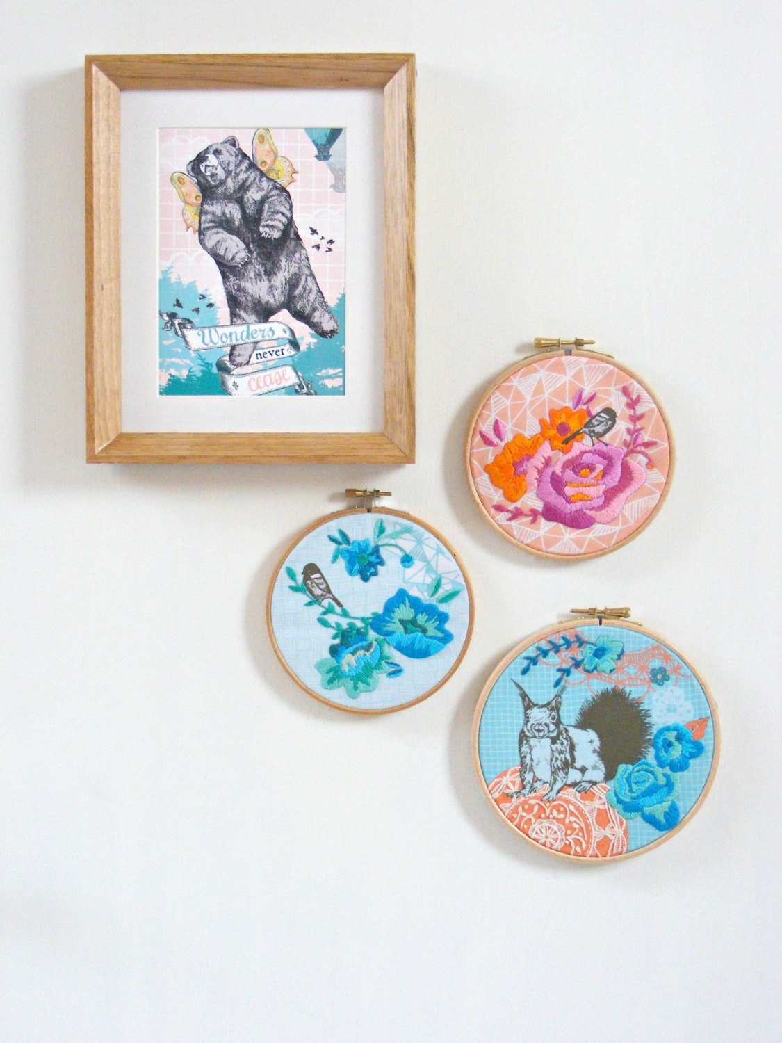 Little fawn embroidery kit  diy hoop art spring decor  etsy Little fawn embroidery kit  diy hoop art spring decor  etsy