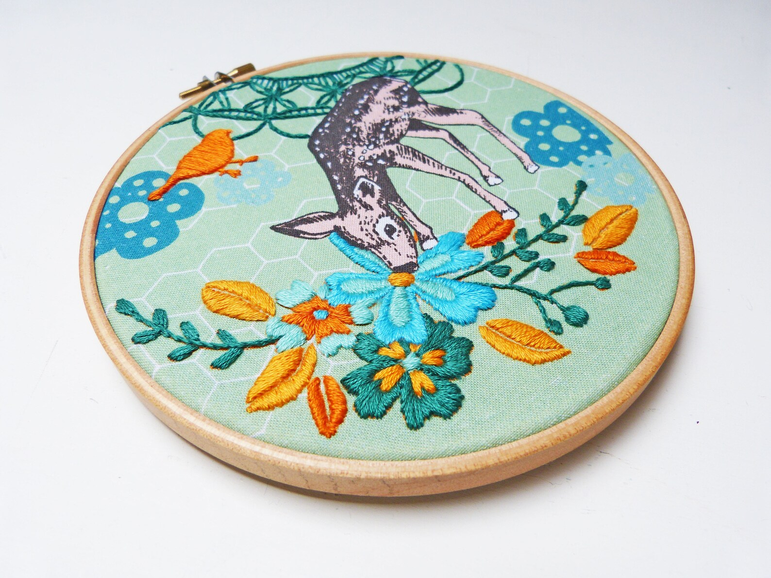 Little fawn embroidery kit  diy hoop art spring decor  etsy Little fawn embroidery kit  diy hoop art spring decor  etsy