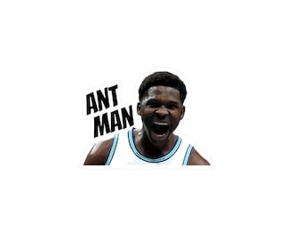 Ant-Man Anthony Edwards-klistermärke Kiss-Cut vinyldekal | Minnesota Timberwolves
