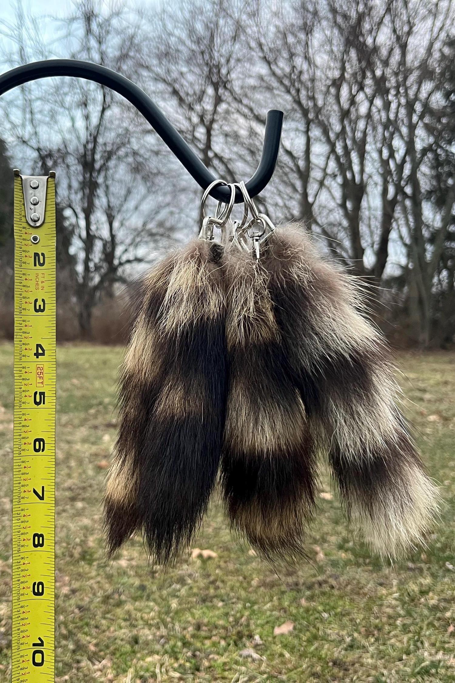 Premium Raccoon Tail Keychain *READ DESCRIPTION* - Etsy