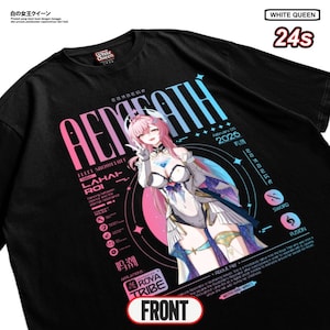 Wuthering Waves Aemeath T-Shirt – WuWa Anime Game Graphic Tee