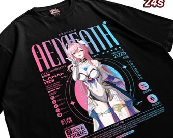 Wuthering Waves Aemeath T-Shirt – WuWa Anime Game Graphic Tee