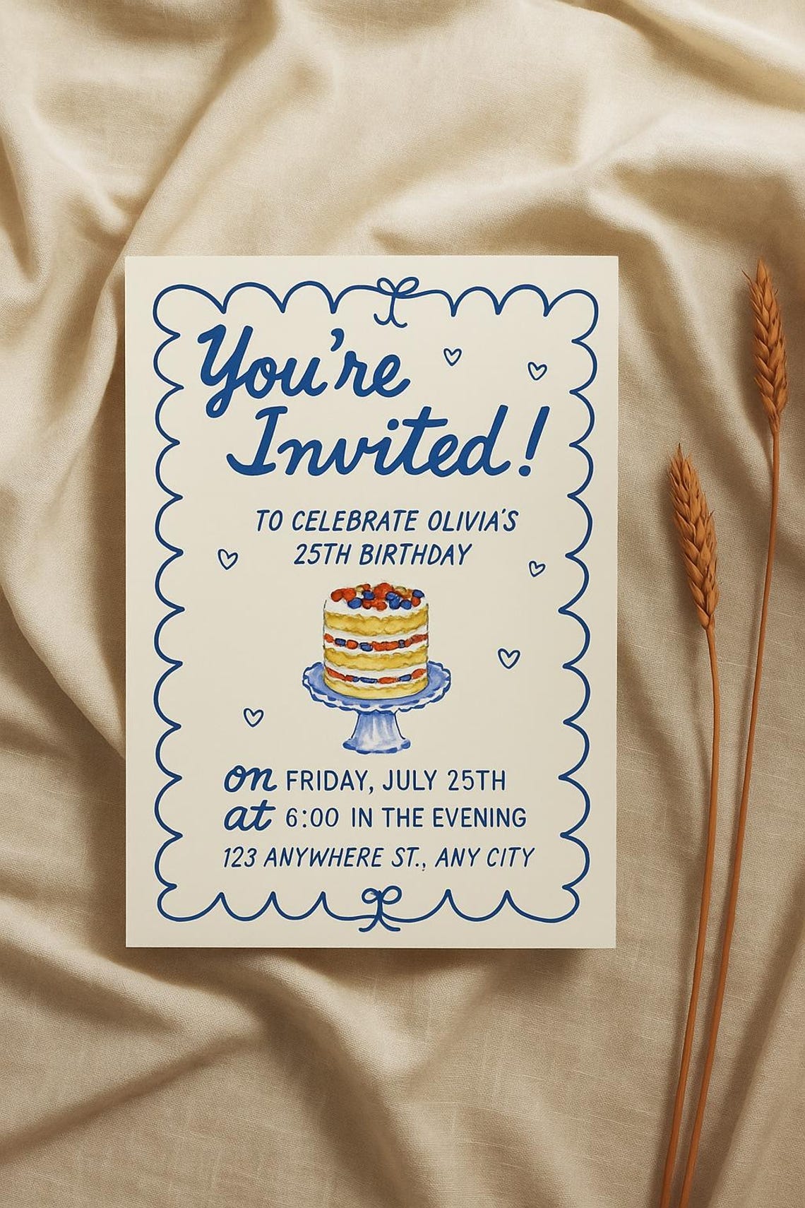 Birthday Invitation - Etsy