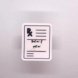 Funny Prescription Sticker, Funny Nurse Sticker, Healthcare Humor Decal, Doctor Sticker, Pharmacy Sticker, Waterproof Sticker Decal Vinyl
