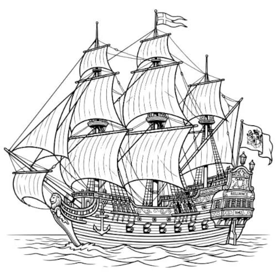 Arquivos SVG e PNG de navio pirata, clipart de imagem vetorial de silhueta pirata, SVG para design de camiseta, fundo transparente