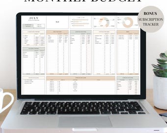 Simple Budget Spreadsheet | Budget Planner Google Sheets | Paycheck Budget | Monthly Budget | Budget Tracker | Expense Tracker