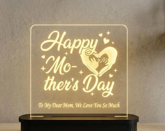 Regalo de graduación personalizado: lámpara LED acrílica personalizada con el escudo de la universidad.