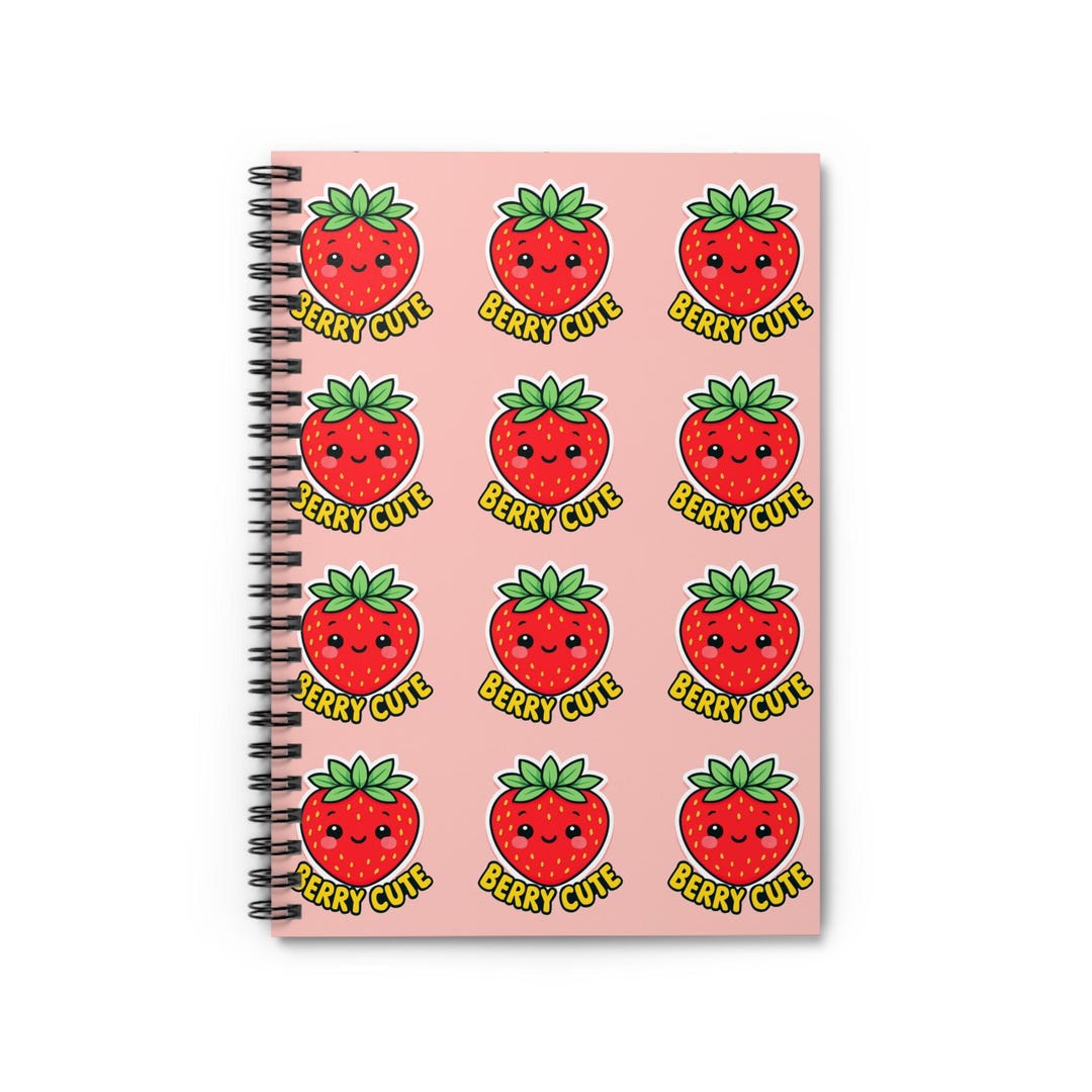 Berry Cute Spiral Notebook - Perfect for School, Note Taking ...
