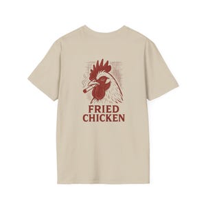 Fried Chicken Unisex T-Shirt, Fun Foodie Tee, Quirky Graphic Shirt, Gift for Chefs, BBQ Event Attire, Casual Wear