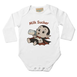 Milk sucker Classic Baby Long Sleeve Bodysuit