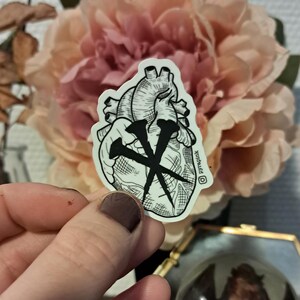 Cœur clous by Pyrap Ink