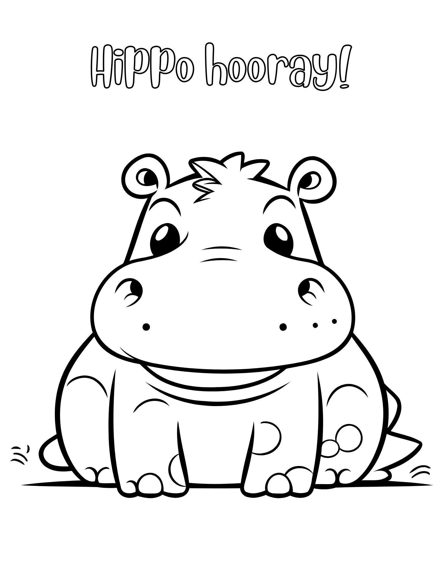 Cute Animal Coloring Pages - Etsy