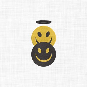 Smiley Embroidery Design Emoji Embroidery Design Mini Embroidery Design 5 Sizes Download