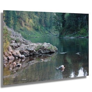 Henrys Fork River Photography Print, Idaho River Wall Art, Mountain Landscape Nature Photo, Hiking River Scene, Scenic Water Decor