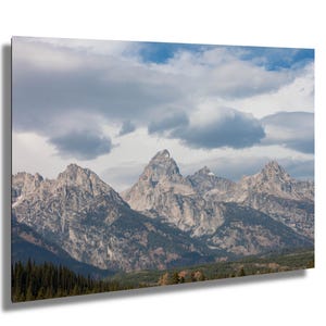 Grand Teton National Park Berglandschaft Fotodruck, Teton Kette Wandkunst, Wyoming Naturfotografie, westliches Dekor zum Ausdrucken