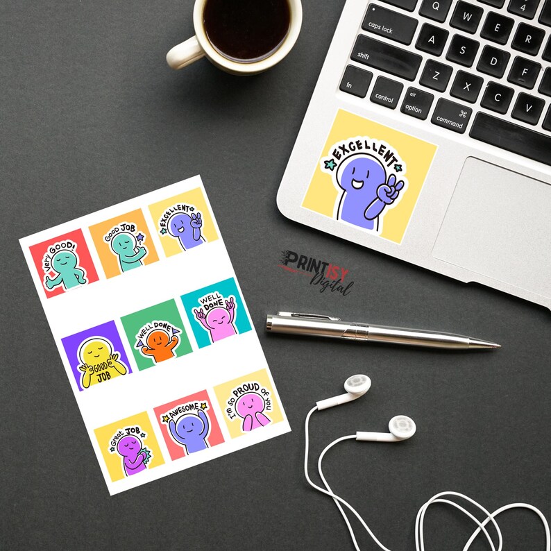 Student Praise Sticker Printable Reward Stickers for Kids | Teacher Praise Stickers | Student ...